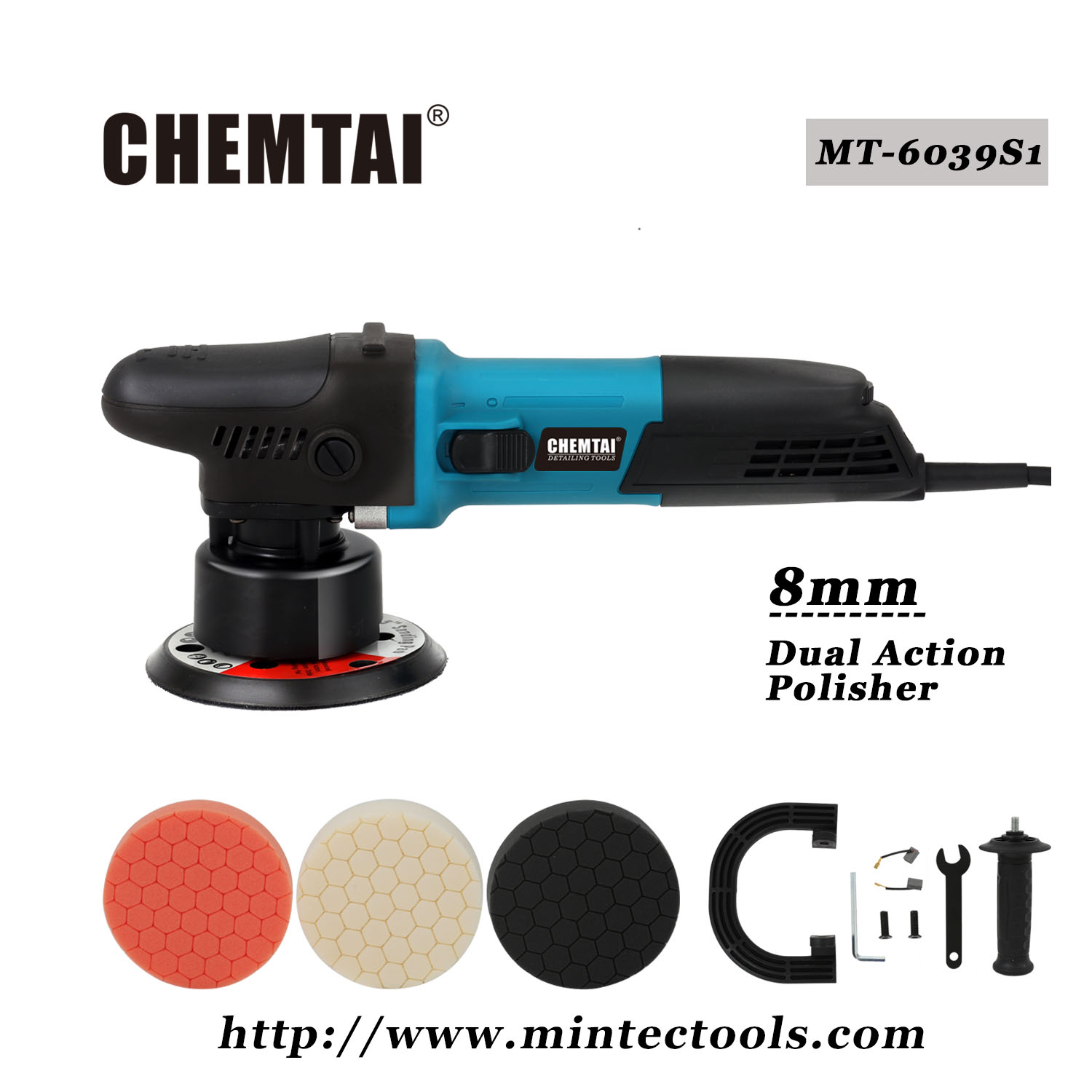 MT-6039S1 8mm Obrital Polisher 